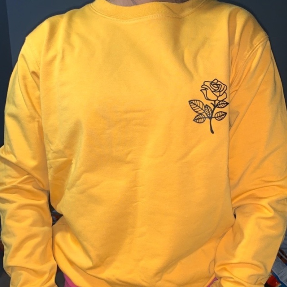 Cute Yellow Flower Sweatshirt